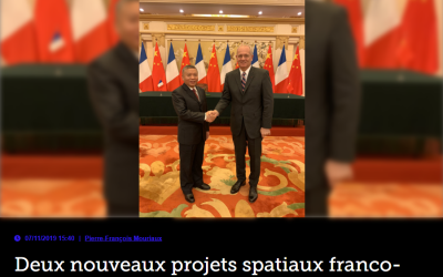 Deux nouveaux projets spatiaux franco-chinois