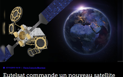 Eutelsat commande un nouveau satellite à Thales Alenia Space