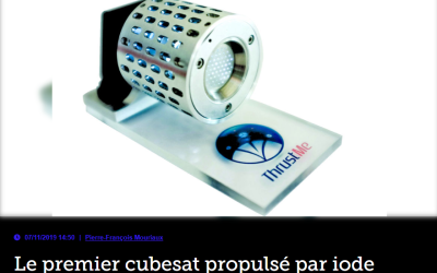 Le premier cubesat propulsé par iode placé sur orbite