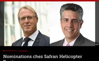 Nominations chez Safran Helicopter Engines