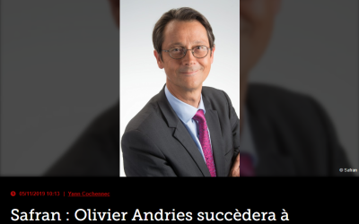 Safran : Olivier Andries succèdera à Philippe Petitcolin