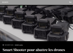 Smart Shooter pour abattre les drones