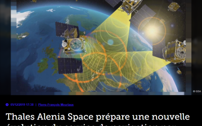 Thales Alenia Space prépare une nouvelle évolution du service de navigation par satellite Egnos