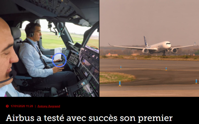 Airbus a testé avec succès son premier système de décollage automatique