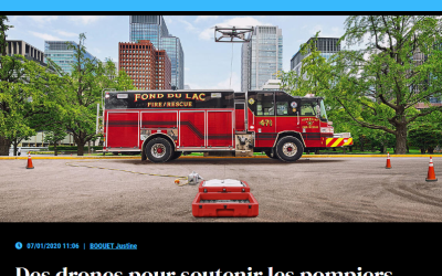 Des drones pour soutenir les pompiers