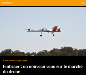 Embraer : un nouveau venu sur le marché du drone