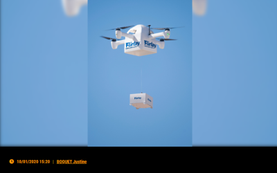 Flirtey débute des livraisons par drone aux Etats-Unis