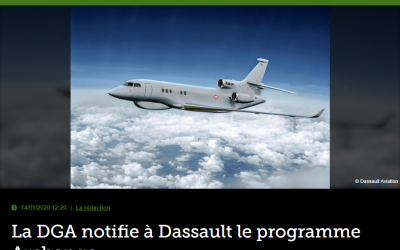 La DGA notifie à Dassault le programme Archange