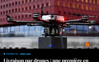 Livraison par drones : une première en Suède