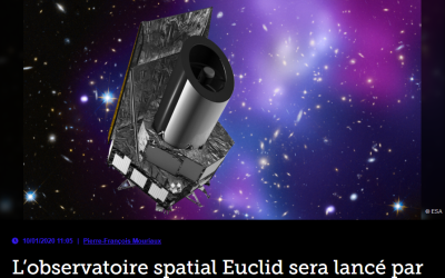 L’observatoire spatial Euclid sera lancé par Arianespace