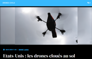 Etats-Unis : les drones cloués au sol