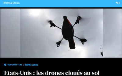 Etats-Unis : les drones cloués au sol