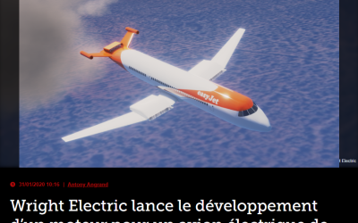 Wright Electric lance le développement d’un moteur pour un avion électrique de 186 places