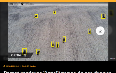 Parrot renforce l&rsquo;intelligence de ses drones