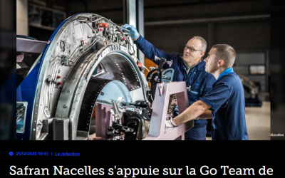Safran Nacelles s&rsquo;appuie sur la Go Team de Sabena technics
