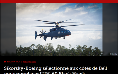 Sikorsky-Boeing sélectionné aux côtés de Bell pour remplacer l&rsquo;UH-60 Black Hawk