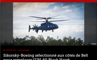 Sikorsky-Boeing sélectionné aux côtés de Bell pour remplacer l’UH-60 Black Hawk