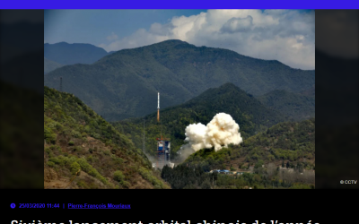 Sixième lancement orbital chinois de l’année