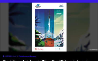 Troisième lot de satellites OneWeb mis à poste