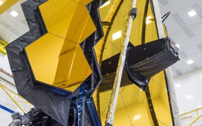 [L&rsquo;image du jour] Le télescope spatial James-Webb déployé pour la première fois avant son lancement – L&rsquo;Usine Aéro