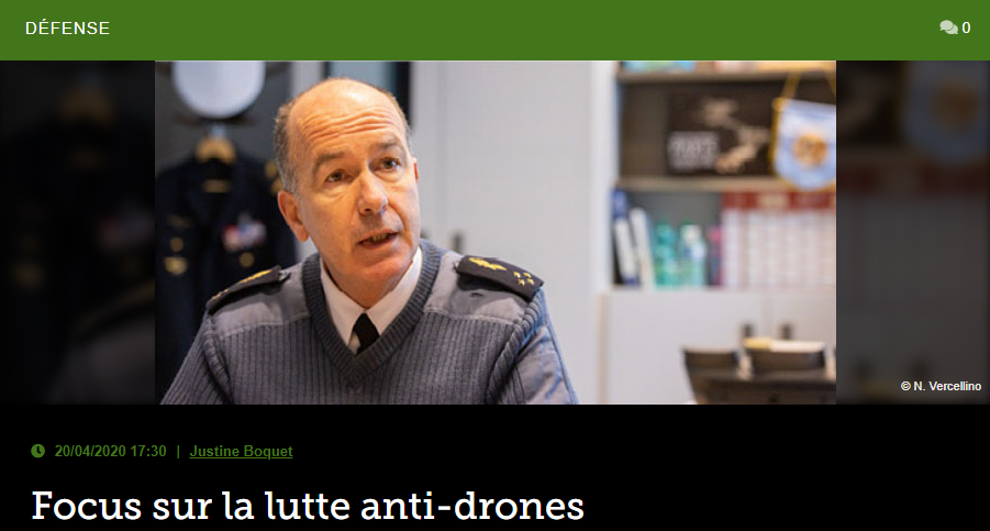 Focus sur la lutte anti-drones