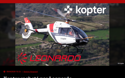 Kopter racheté par Leonardo