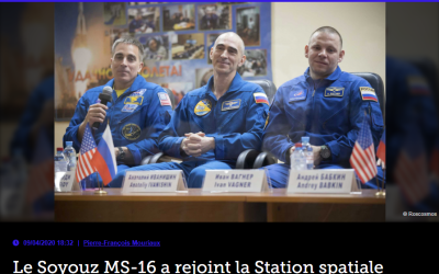 Le Soyouz MS-16 a rejoint la Station spatiale internationale