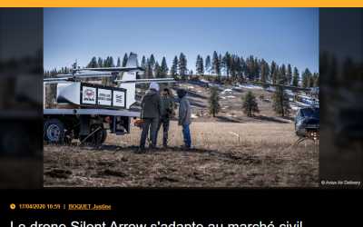 Le drone Silent Arrow s&rsquo;adapte au marché civil