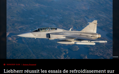 Liebherr réussit les essais de refroidissement sur un pod de démonstration