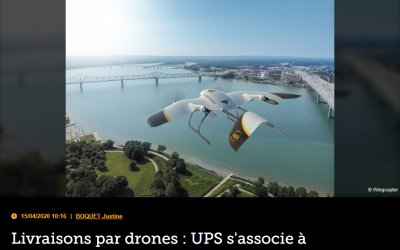 Livraisons par drones : UPS s’associe à Wingcopter