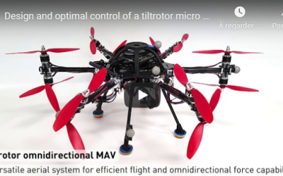 Un drone passe-partout avec 12 hélices inclinables