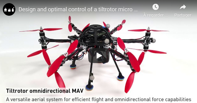 Un drone passe-partout avec 12 hélices inclinables