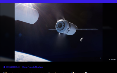 Trois nouveaux contrats pour SpaceX