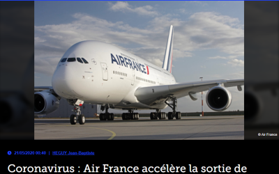 Coronavirus : Air France accélère la sortie de flotte de ses Airbus A380