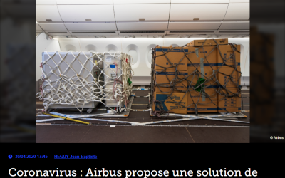 Coronavirus : Airbus propose une solution de conversion cargo pour les cabines passagers