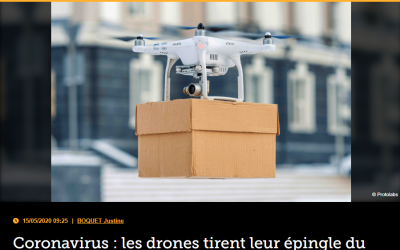 Coronavirus : les drones tirent leur épingle du jeu