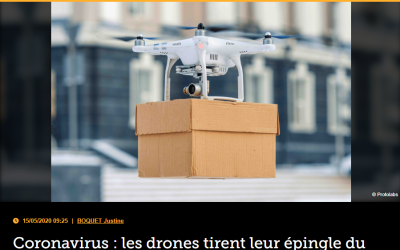 Coronavirus : les drones tirent leur épingle du jeu