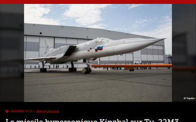 Le missile hypersonique Kinzhal sur Tu-22M3