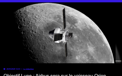 Objectif Lune : Airbus sera sur le vaisseau Orion