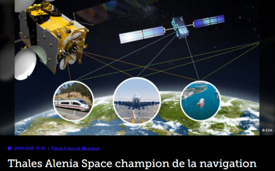 Thales Alenia Space champion de la navigation par satellite