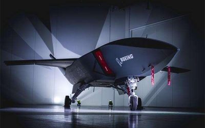 Boeing presents first Loyal Wingman drone aircraft to Australia
