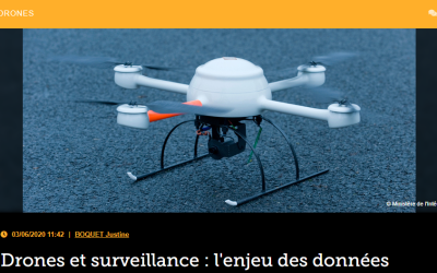 Drones et surveillance : l’enjeu des données