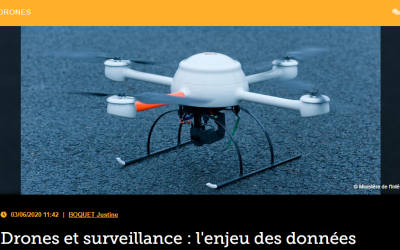 Drones et surveillance : l’enjeu des données