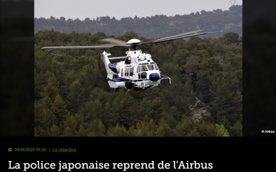 La police japonaise reprend de l&rsquo;Airbus Helicopters