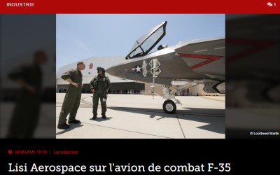 Lisi Aerospace sur l’avion de combat F-35