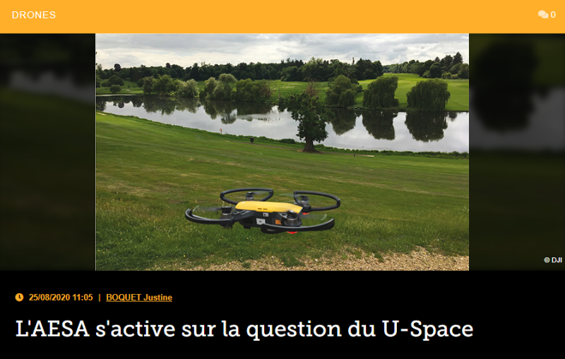 L’AESA s’active sur la question du U-Space