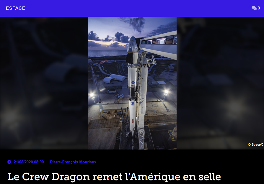 Le Crew Dragon remet l’Amérique en selle