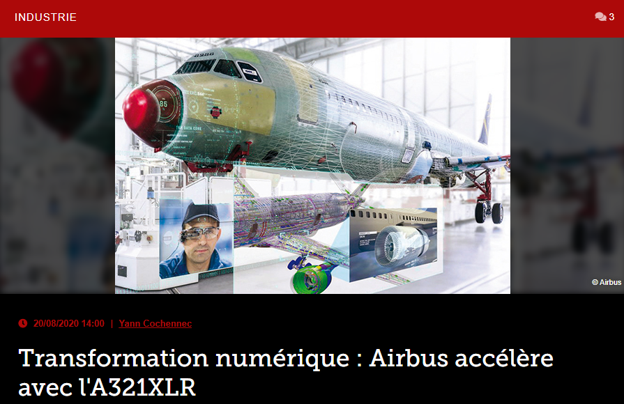 Transformation numérique : Airbus accélère avec l’A321XLR