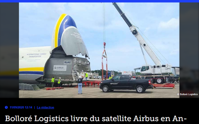Bolloré Logistics livre du satellite Airbus en An-124