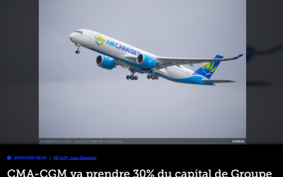 CMA-CGM va prendre 30% du capital de Groupe Dubreuil Aéro